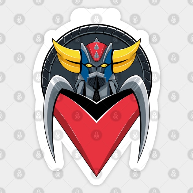 Grendizer - UFO ROBOT Sticker by Playground